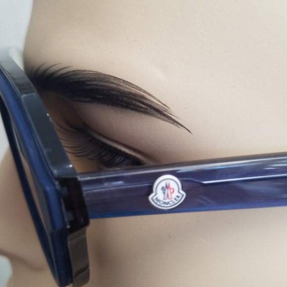 New Men's "MONCLER" Blue Frame Sunglasses - Picture 3 of 6